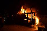 В Ровно ночью сгорел двухэтажный пассажирский автобус