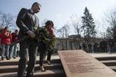 В Киеве открыли сквер имени российского оппозиционера Бориса Немцова