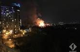 В Одессе горит заброшенное здание - площадь пожара около 200 кв.м. ВИДЕО