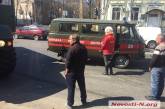 В центре Николаева фура сбила женщину, перебегавшую на «красный»