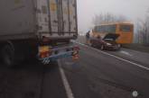 Утром на Николаевщине в ДТП попали два грузовика и легковушка 