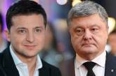 Порошенко и Зеленский поругались в прямом эфире по поводу дебатов. ВИДЕО