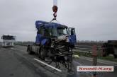 Трасса «Одесса-Киев» заблокирована — столкнулись фура и грузовик