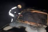 На Николаевщине пожарные тушили загоревшийся на ходу автомобиль
