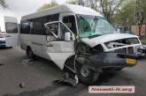В Николаеве маршрутка врезалась в грузовик: трое пострадавших 