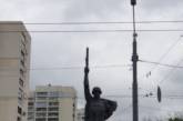 В Харькове молния сбила флаг с памятника Воину-освободителю. ВИДЕО