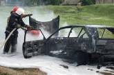 На Николаевщине на ходу загорелся «ЗАЗ» - автомобиль полностью уничтожен