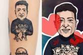 Харьковчанка сделала татуировку с изображением Зеленского. ФОТО