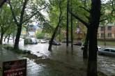 В Херсоне ливень затопил часть улиц. ВИДЕО