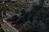 Во Львове 17 спецмашин тушили пожар в локомотивном депо