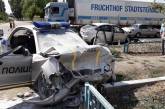В Харьковской области двое полицейских оказались в тяжелом состоянии после аварии