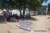 Забор для Пелипаса на бывшем рыбном рынке устанавливали под охраной милиции