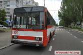 В Николаеве временно прекращено движение троллейбусов в Лески и на Намыв