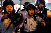 В Гонконге полиция  применила огнестрельное оружие против протестующих