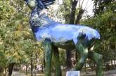 В Николаеве восстановили скульптуру оленя