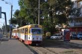 По улицам Одессы пустили двухвагонный трамвай