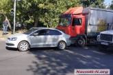 В Николаеве столкнулись грузовик «МАН» и «Фольксваген»
