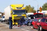 В аварии под Киевом столкнулись девять машин: погиб один человек