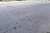 «Как яичная скорлупа»: в Николаеве показали «ремонт» дороги с укладкой асфальта в 1 см