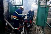 На Николаевщине из-за короткого замыкания в гараже сгорели мотоциклы
