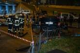 Автомобиль упал с моста в Киеве