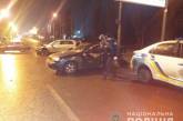 В Харькове произошло ДТП с участием полицейских и четырех авто