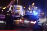 Во Львове водитель наехал на полицейского в попытке сбежать от штрафа. ВИДЕО