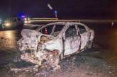 Под Киевом Chevrolet протаранил Land Rover и сгорел дотла: пострадали три человека