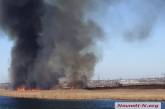 В Николаеве масштабный пожар на Аляудах. ФОТО, ВИДЕО