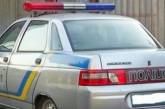 На Николаевщине разбили полицейский автомобиль и украли номерной знак