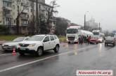 Возле Варваровского моста столкнулись «Рено» и «ВАЗ»