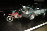 Мотоцикл столкнулся с джипом: два человека в больнице