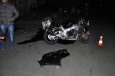 Девушка за рулем  Mitsubishi Colt сбила мотоциклиста