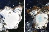 NASA показало ледяную шапку Антарктиды, которая стремительно тает. ФОТО