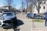 В центре Николаева столкнулись «Киа» и «Опель»: пострадал водитель