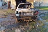 В Николаевской области сгорел гараж с автомобилем внутри