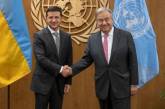 Зеленский обсудил с генсеком ООН финансовую помощь Украине