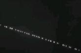 В небе над Киевом пролетели вереницей спутники Илона Маска. Видео