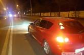 Ночью в Николаеве пьяная дама на «Мазде» въехала в полицейский автомобиль