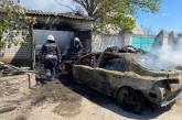 На Николаевщине сгорел гараж с автомобилем внутри: пострадавший хозяин в реанимации