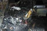 Полил жидкостью и бросил факел: поджог Subaru в Николаеве сняли уличные камеры
