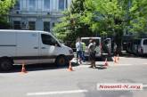 В центре Николаева столкнулись два микроавтобуса