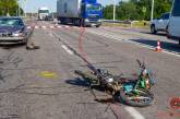 В Днепре BMW столкнулся с мотоциклом: мужчина умер на месте