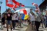 В Киеве прошел митинг «за свободу Беларуси»