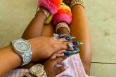 Популярная рэперша опубликовала фото бриллиантовых часов двухлетней дочери