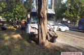 В центре Николаева маршрутка въехала в дерево: девять пострадавших