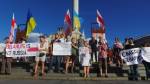 На Майдане Незалежности прошла акция солидарности с Беларусью и белорусской нацией