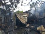 В Снигиревки два жилых дома, расположенные рядом, были спасены от полного уничтожения. Огнем уничтожен автомобиль ЗАЗ-369, гараж, дрова, 1 тонна угля