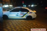 Появилось видео столкновения автомобиля полиции и Peugeot  в центре Николаева