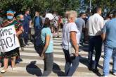 Под Николаевом протестующие разблокировали трассу на Одессу